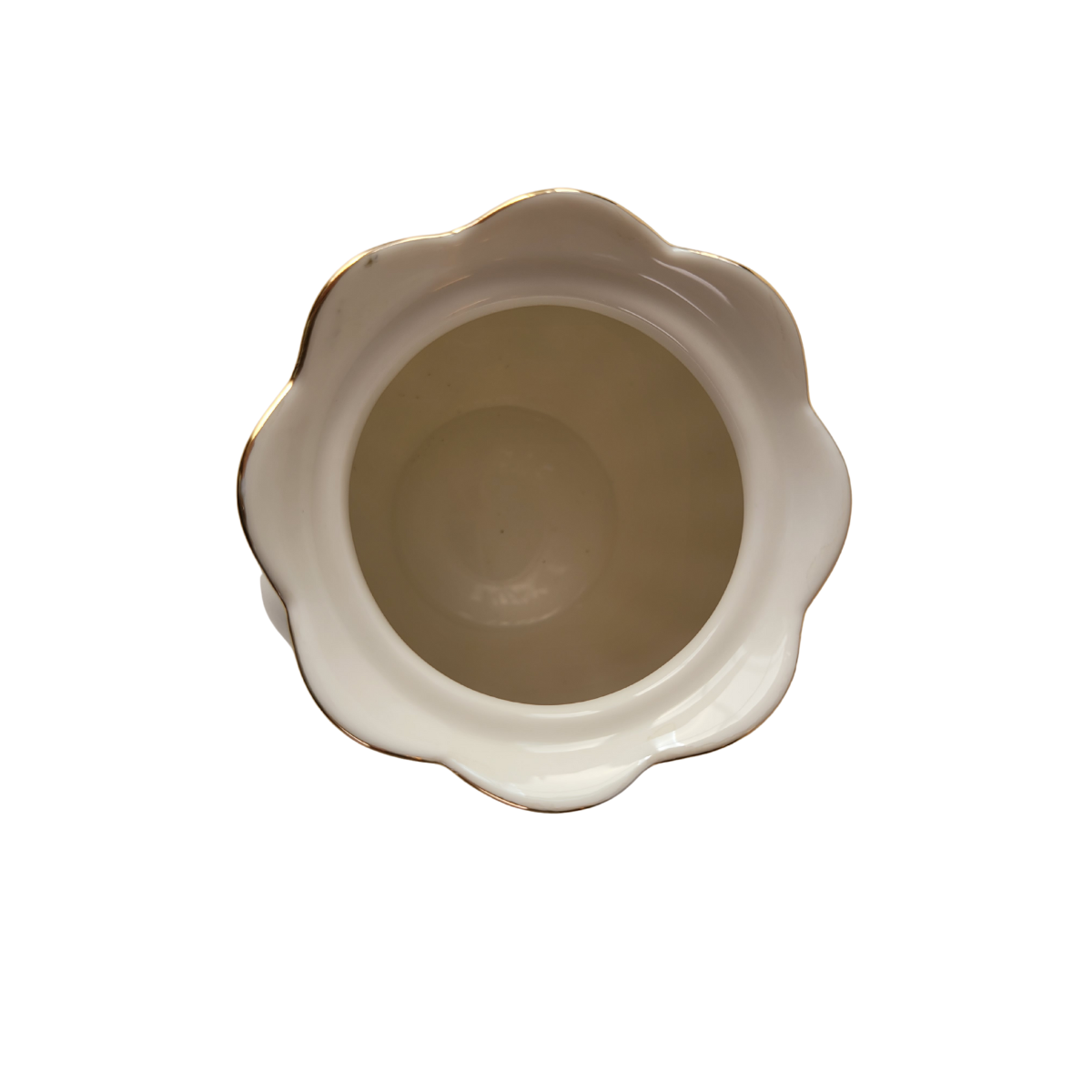 Luster Gold - White - Sugar and Creamer Set