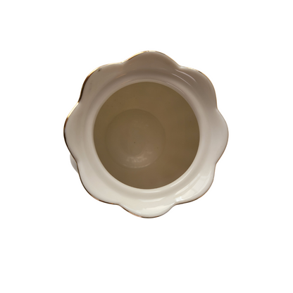Luster Gold - White - Sugar and Creamer Set