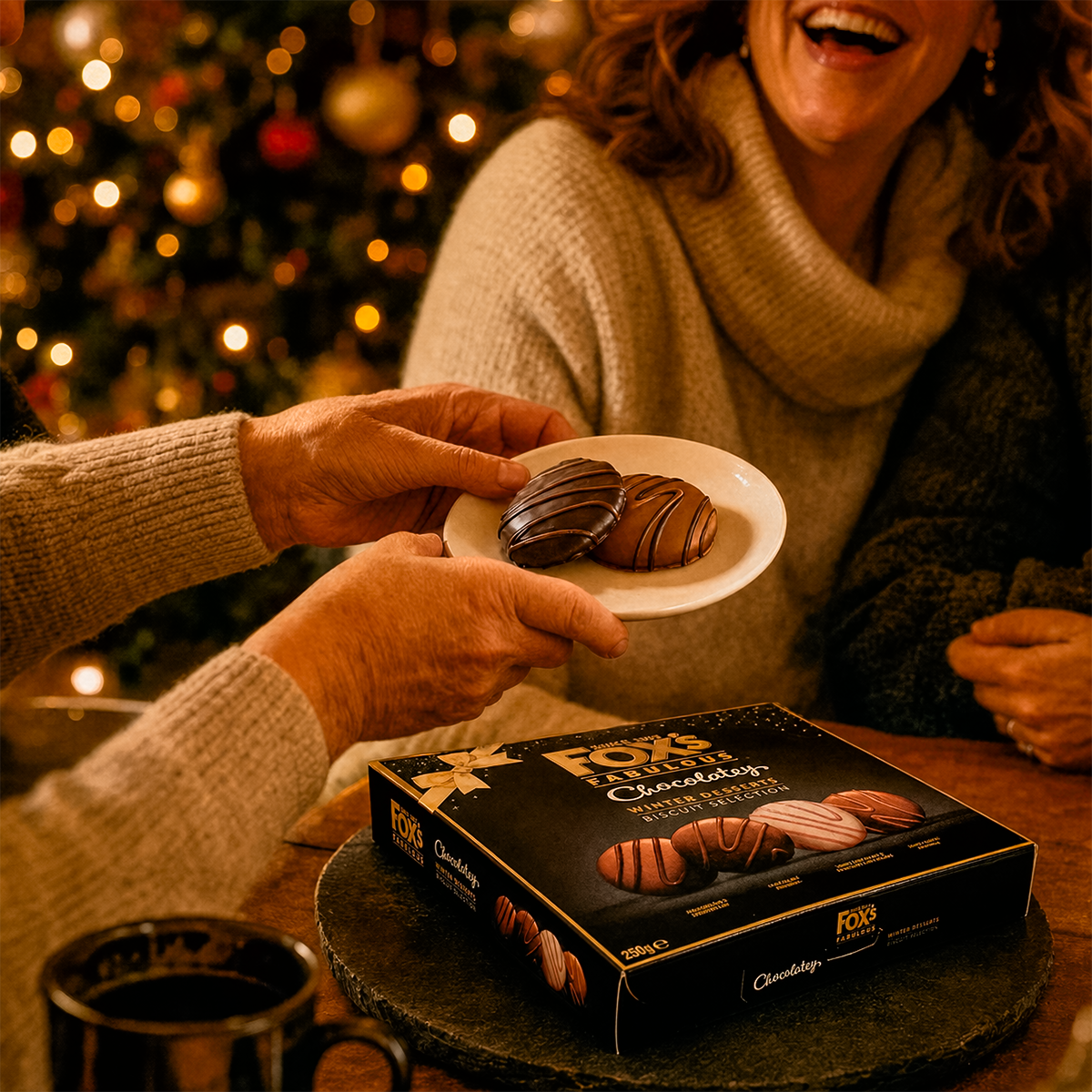Fox's Chocolatey Winter Dessert Selection Tin - 8.8oz (250g) - Image 3