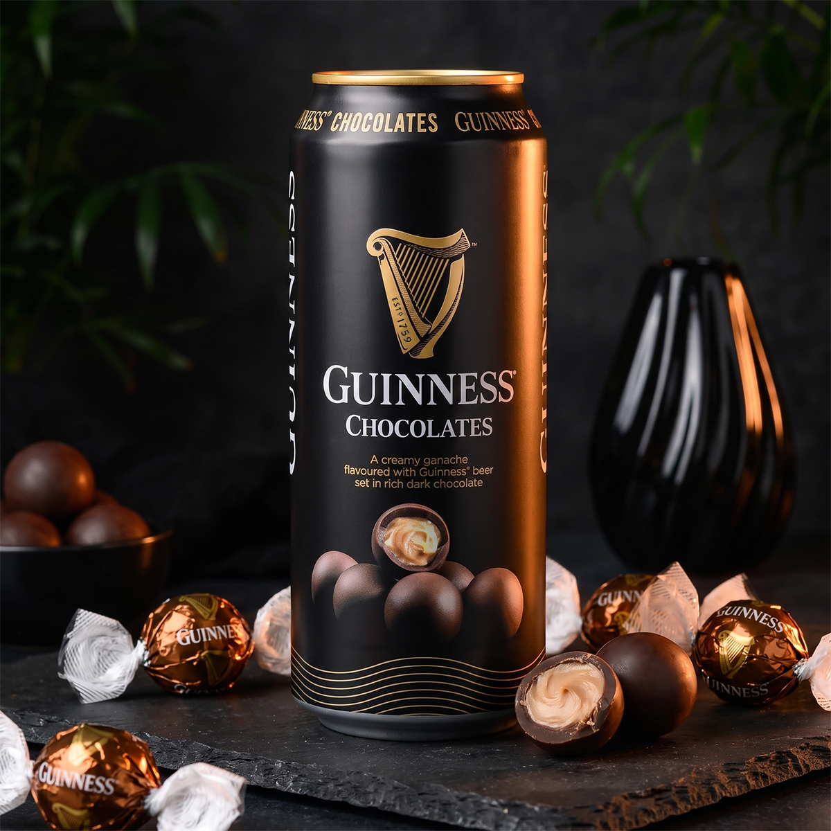 Guinness Dark Chocolate Truffles Beer Can - 4.4oz (125g) - Image 3
