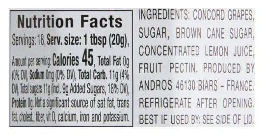 Bonne Maman Concord Grape Fruit Spread - 12.7oz (360g)