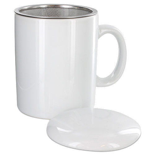 Teaz Cafe Infuser Mug with Lid - 11oz - Image 5