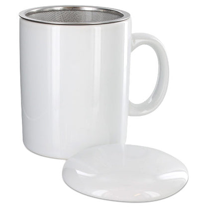 Teaz Cafe Infuser Mug with Lid - 11oz - Image 5