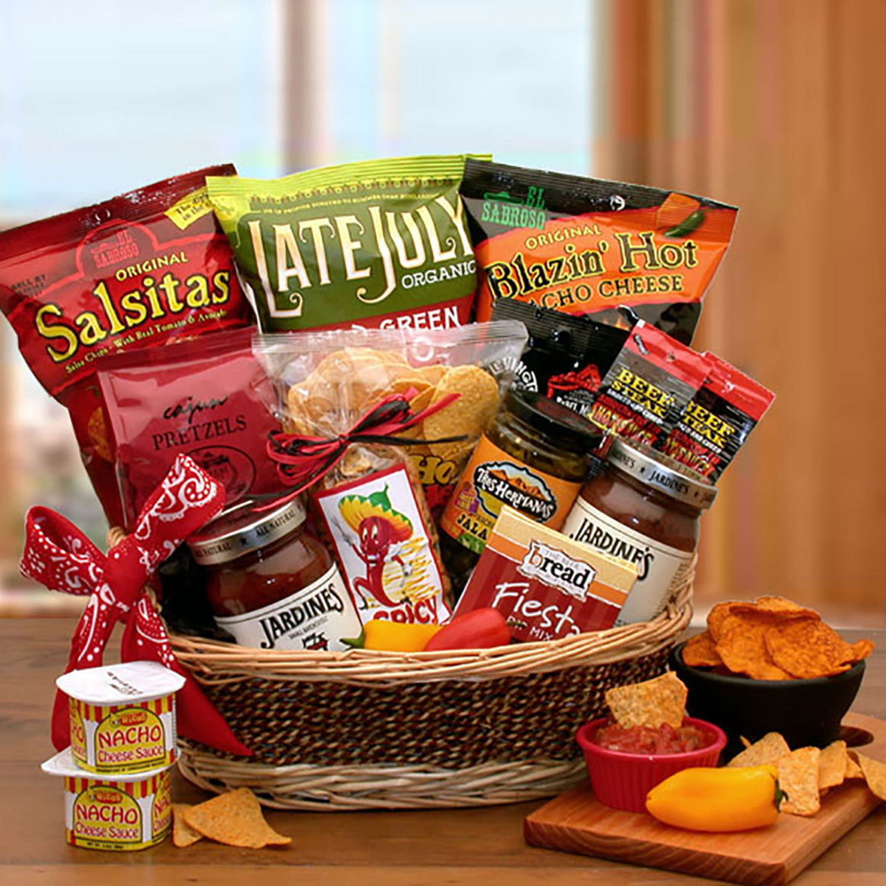 A Little Spice Gourmet Salsa & Chips Gift Basket