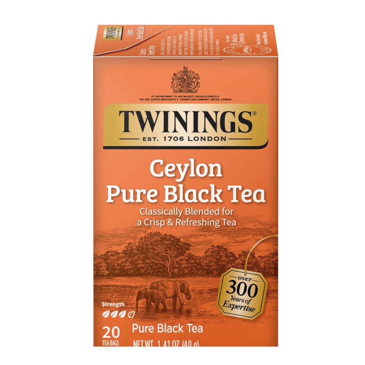 Twinings Ceylon Pure Black Tea - 20 count - Image 1