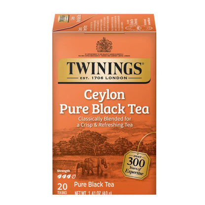Twinings Ceylon Pure Black Tea - 20 count - Image 1