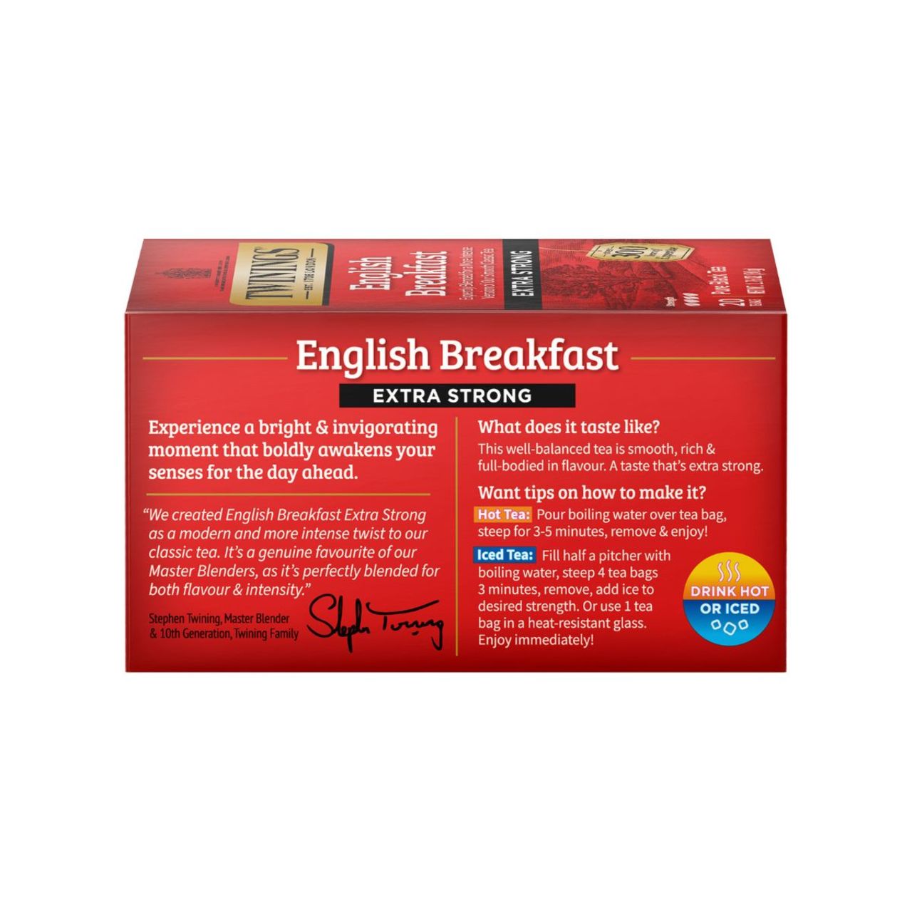 Twinings English Breakfast Tea - Extra Strong - 20 count - Image 4