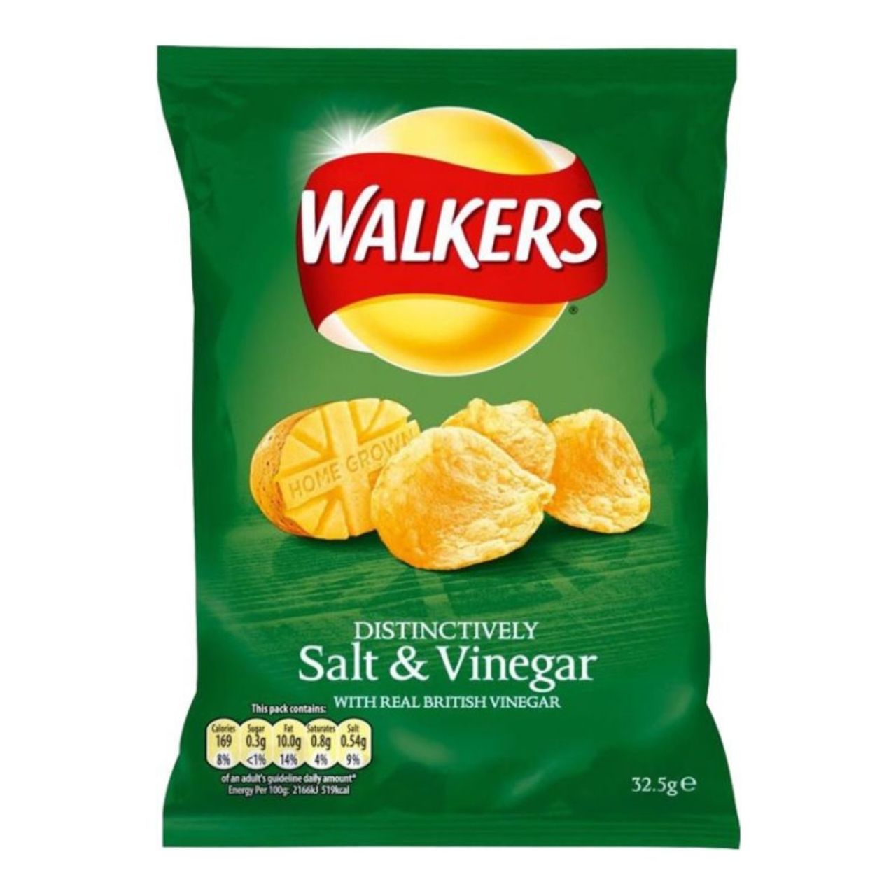 Walkers' Salt and Vinegar Potato Crisps - 1.12oz (32g)