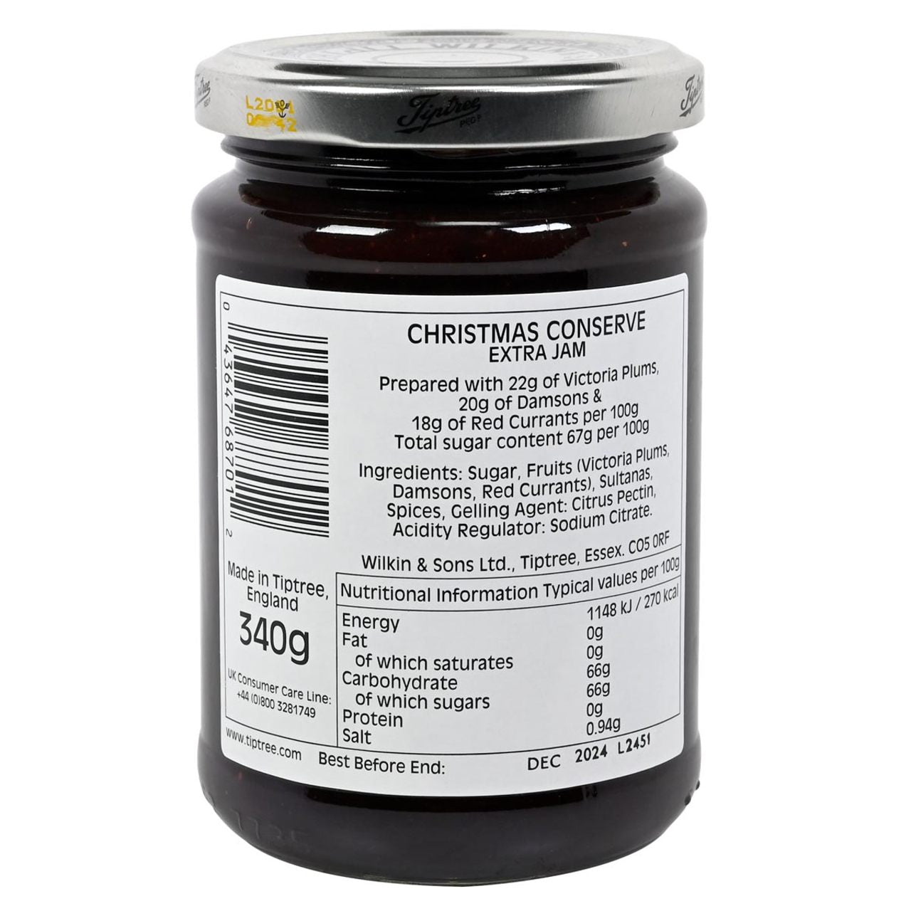 Tiptree Christmas Conserve - 12oz (340g)