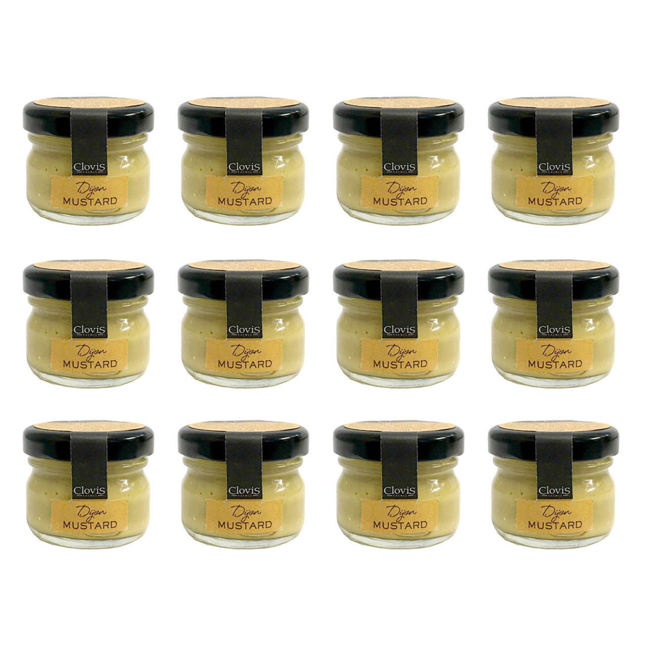 Clovis Dijon Mustard - 1.2oz - Pack Size Option Dijon Mustard