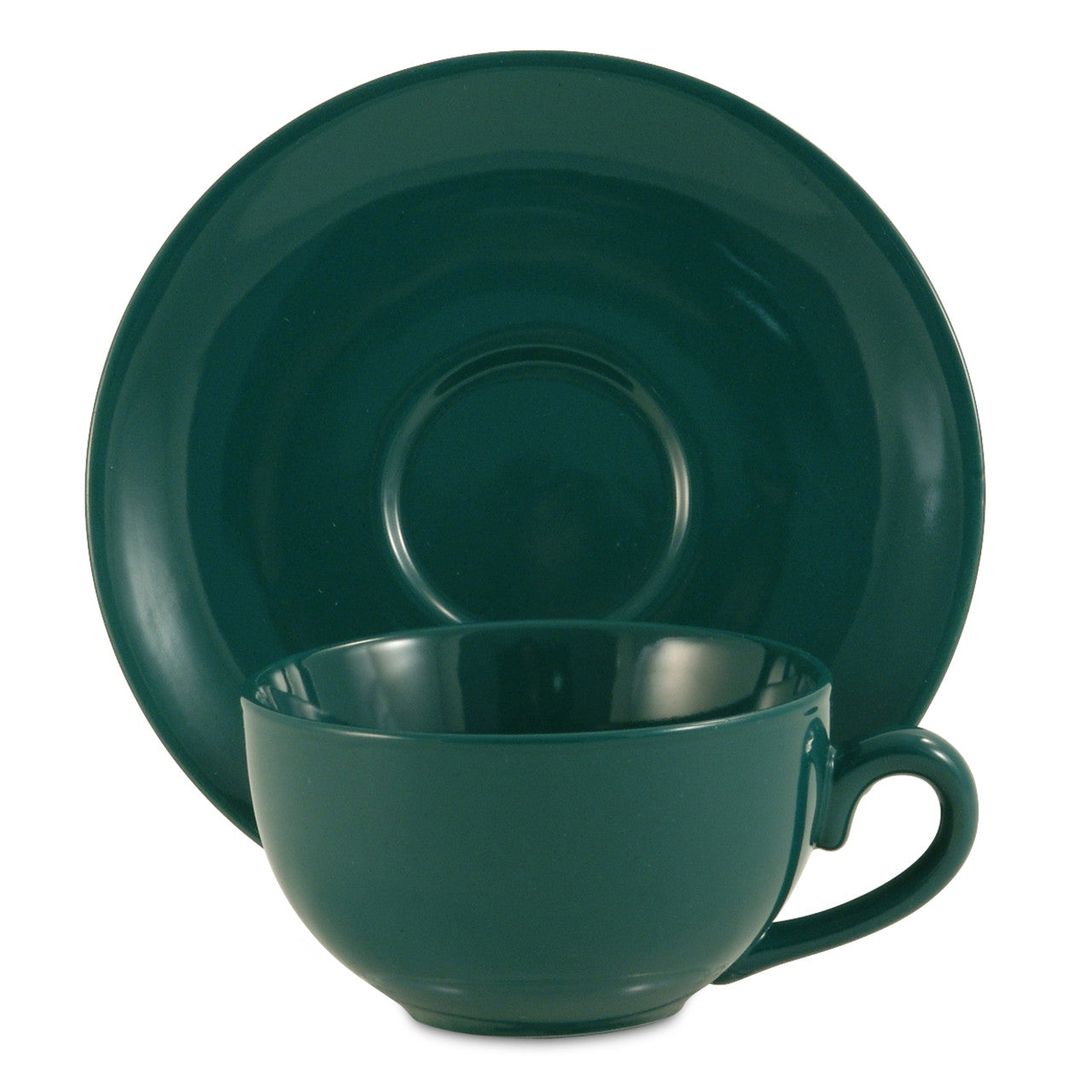 Amsterdam Tea Cup & Saucer - Green - Image 1