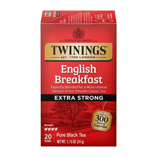 Twinings English Breakfast Tea - Extra Strong - 20 count - Image 1