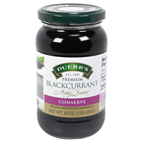 Duerr's Blackcurrant Conserve - 16oz (454g)