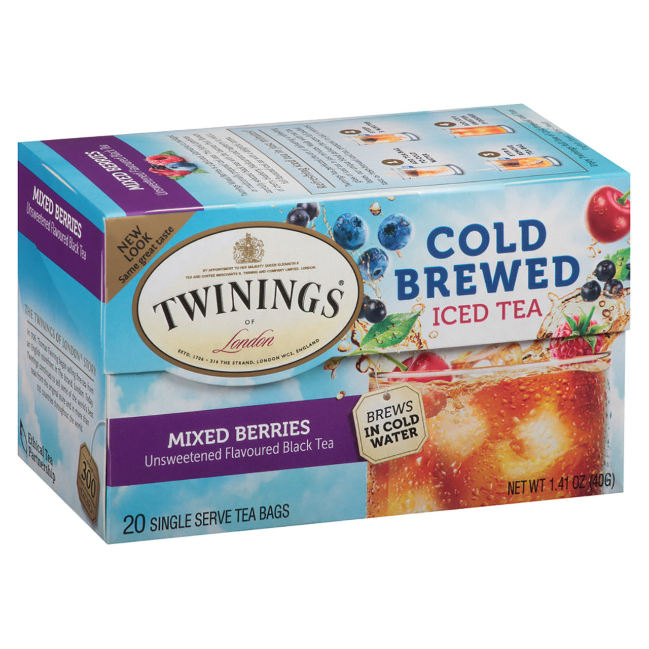 Twinings' Cold Brewed Iced Tea Mixed Berries - 20 count - Image 3