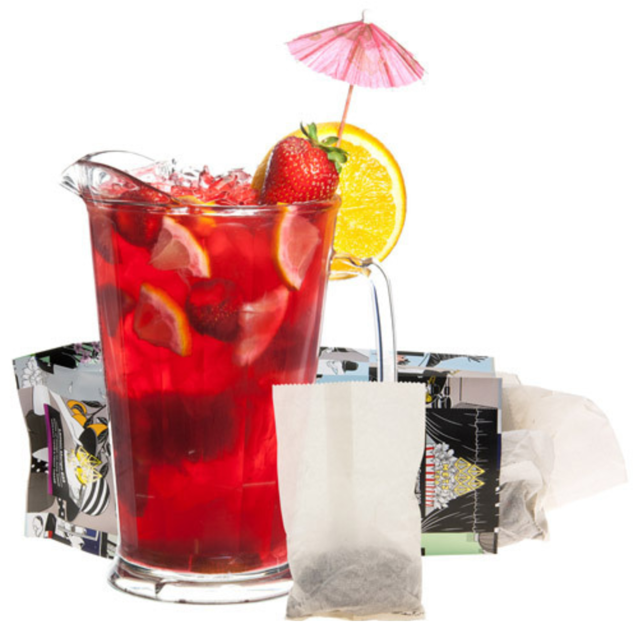 Strawberry Kiwi - 1 Gallon Iced Tea Bags - 15 count - Image 1