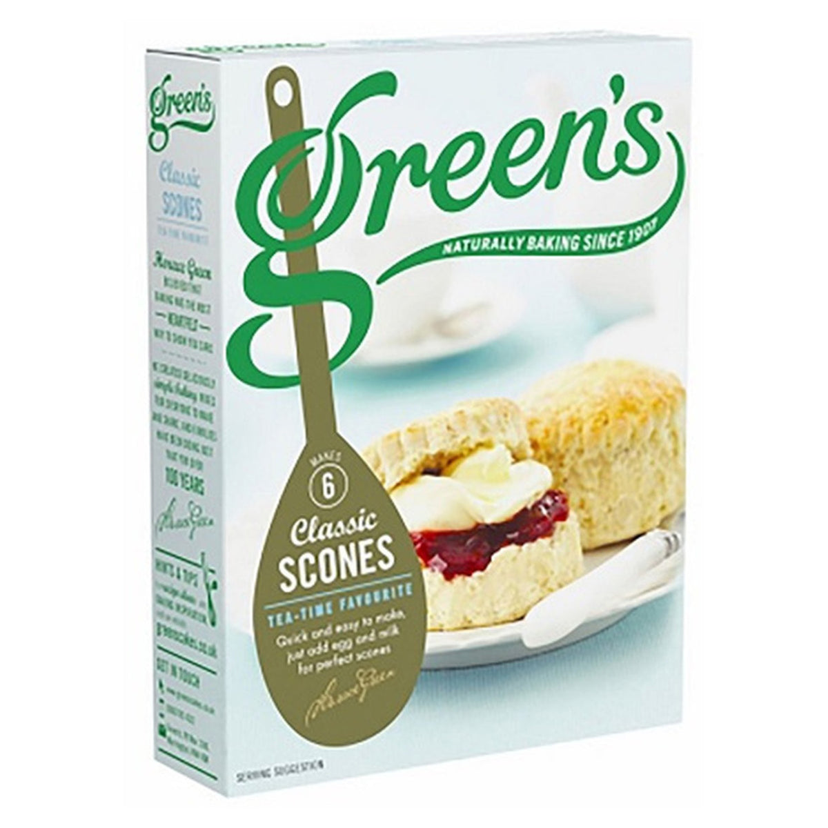 Scone Labels Greens Classic Scone Mix - 9.87oz (280g) – English Tea Store