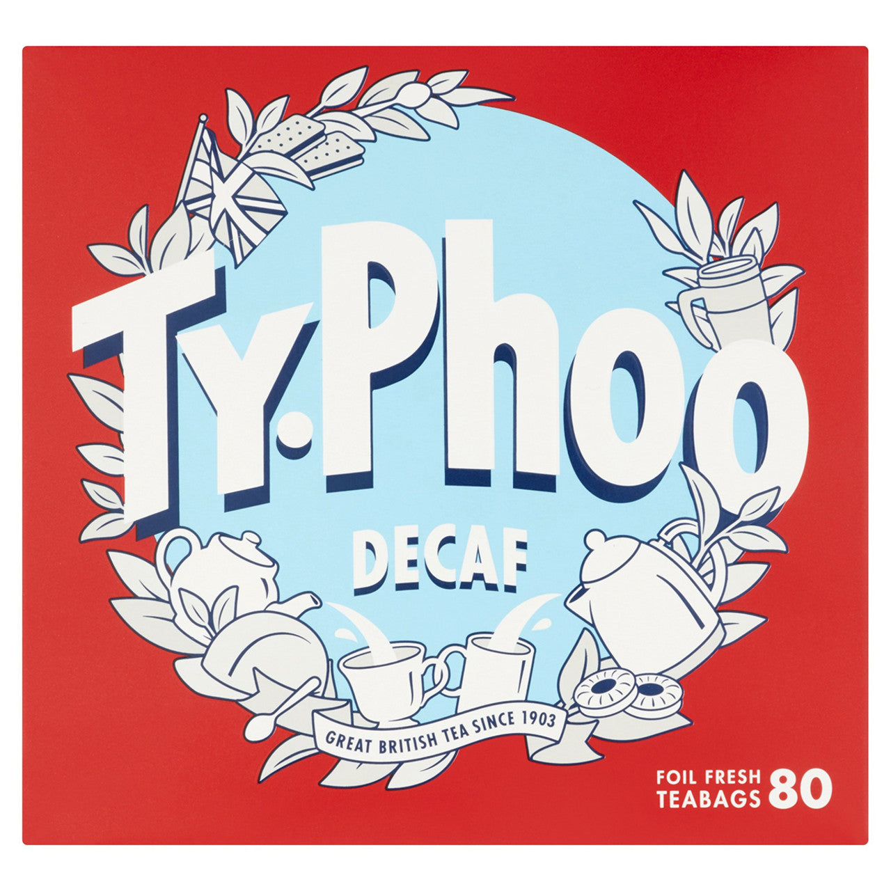 Typhoo Tea Decaf Tea Bags - 80 count - Image 1