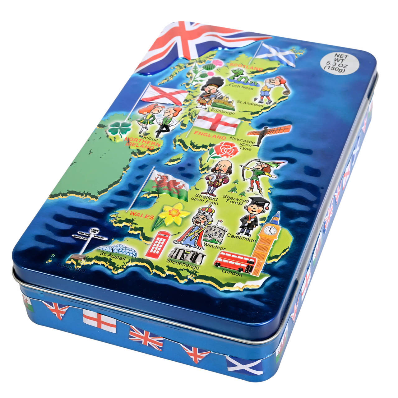 Churchill's Map of England Tin - 5.29oz (150g)