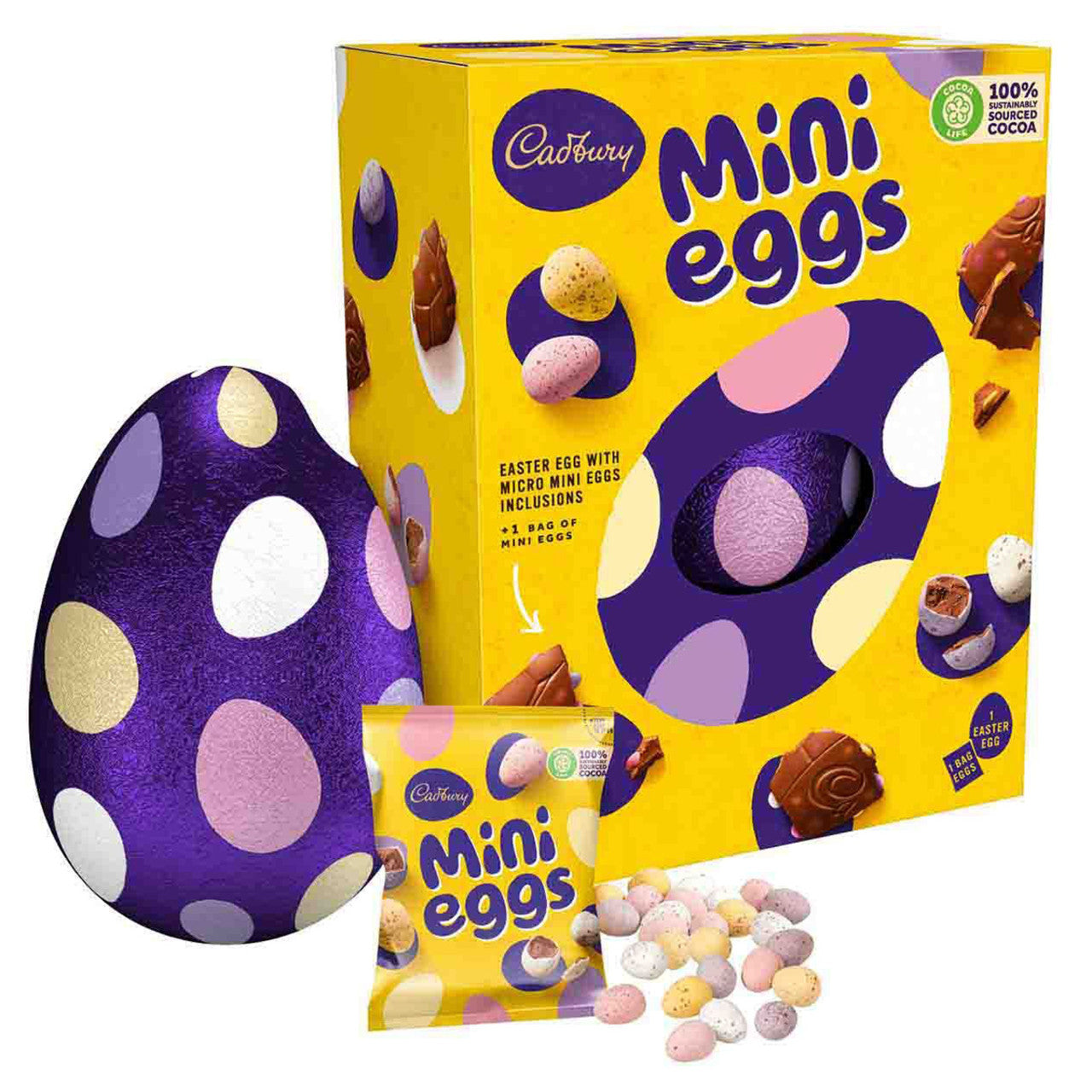 Cadbury Mini Eggs Giant Inclusion Egg - 17.88oz (507g)