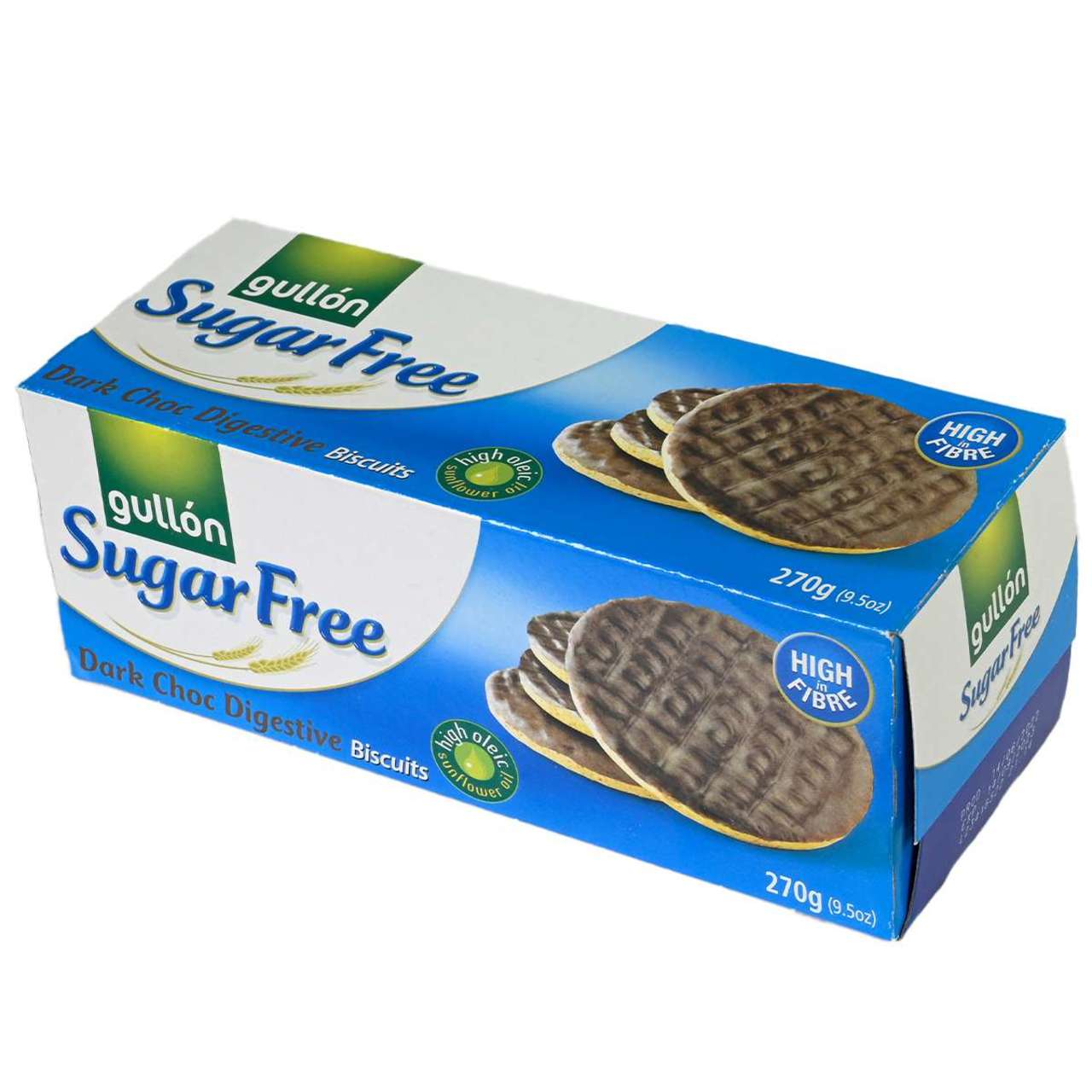 Gullon Sugar Free Chocolate Digestive Biscuits- 9.5oz (270g)