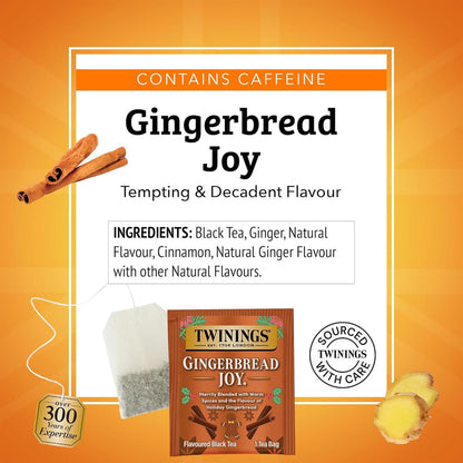 Twinings Herbal Tea - Gingerbread Joy - 20 count