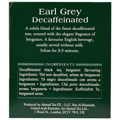 Ahmad Tea's Decaffeinated Earl Grey Tea Bags - 20 count - Image 3