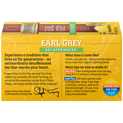Twinings Earl Grey Decaffeinated Tea - 20 count - Image 3
