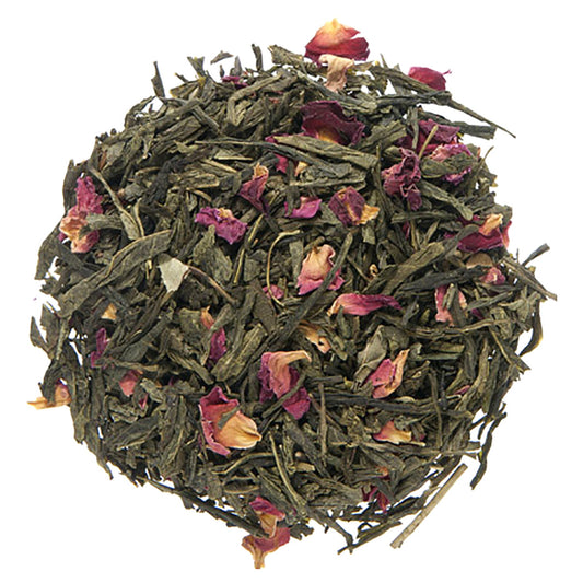 Sencha Kyoto Cherry Rose Festival Green Tea - Loose Leaf - Image 1