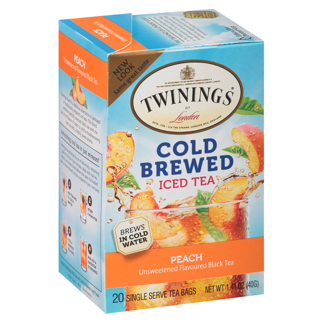 Twinings' Cold Brewed Iced Tea Peach - 20 count - Image 6