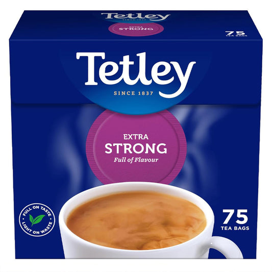 Tetley Extra Strong Tea Bags - 75 count - Image 1