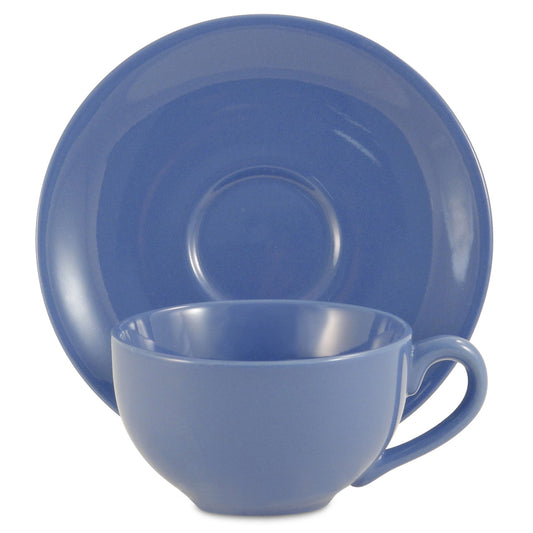 Amsterdam Tea Cup & Saucer - Cadet Blue - Image 1