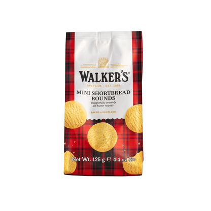 Walkers Mini Shortbread Rounds - 4.4oz (125g) - Image 1