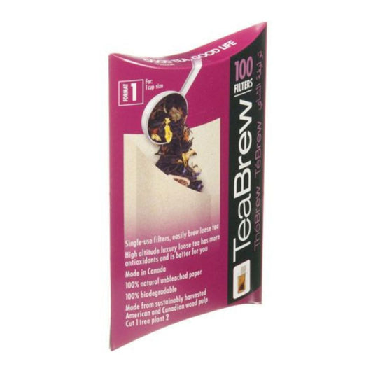 Tea Brew Biodegradable Paper Filter 1 Cup #1 - 100 Pack