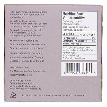 Metz Organic Lemon Mango Tea - 25 count - Image 9