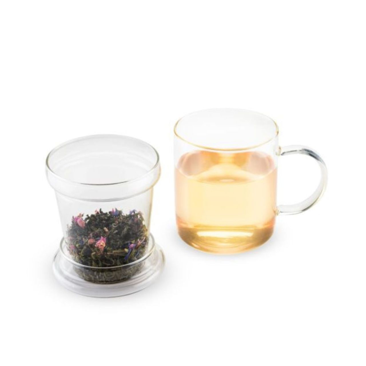 Glass Tea Infuser Mug - 16oz - Image 1