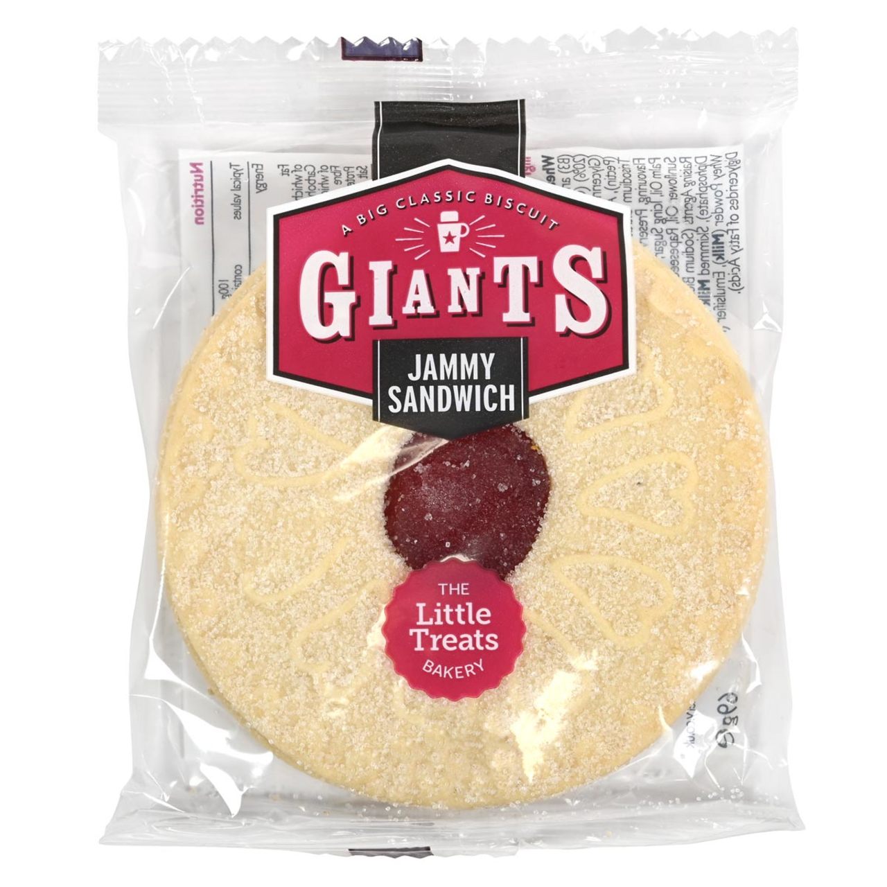 Little Treats Bakery Giant - Jammy Biscuit - 2.72oz (77g)