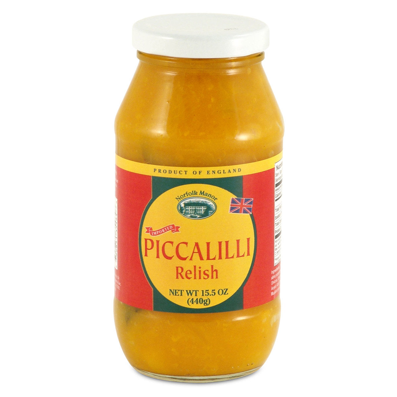 Norfolk Manor Piccalilli Relish - 15.52oz (440g) - Image 1