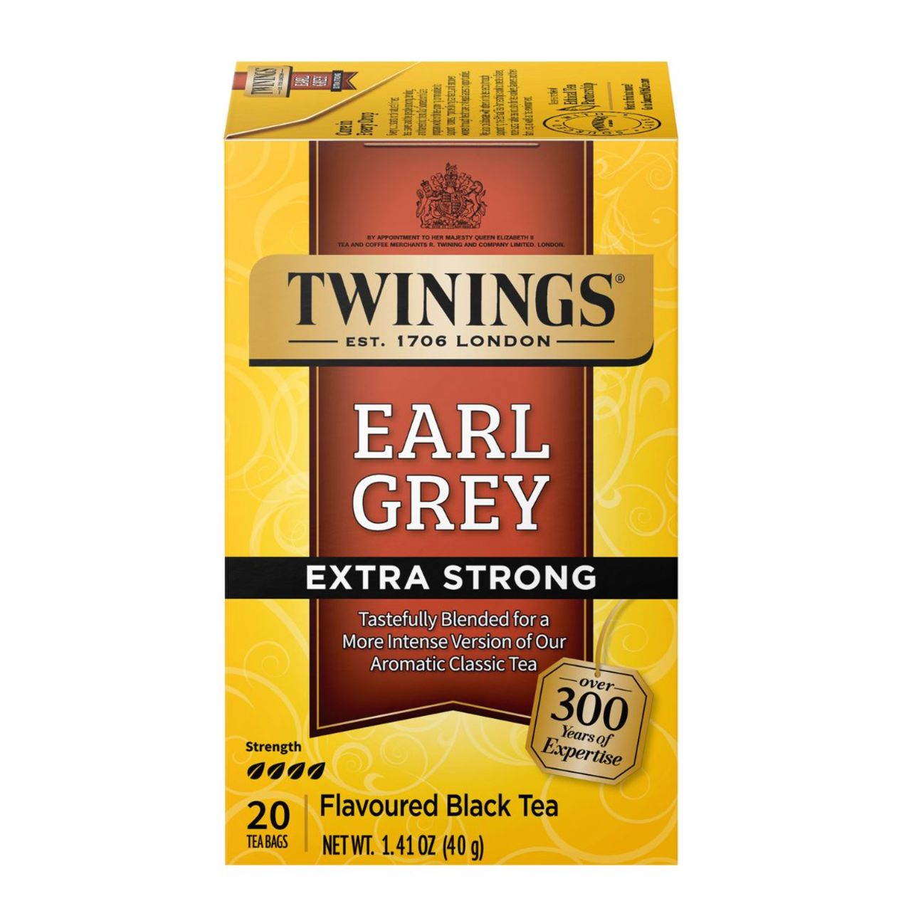 Twinings' Earl Grey Extra Strong Tea - 20 count - Image 1