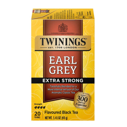 Twinings' Earl Grey Extra Strong Tea - 20 count - Image 1