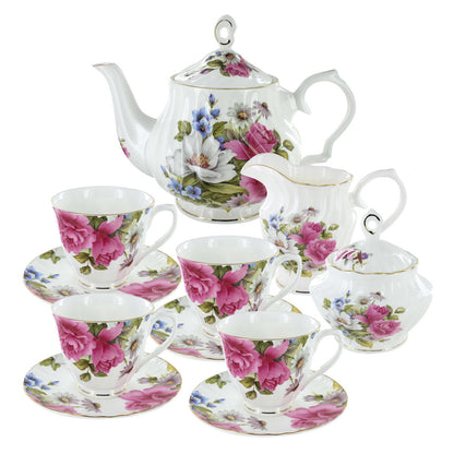 Graces Rose Bone China Tea Set Bundle - Image 1