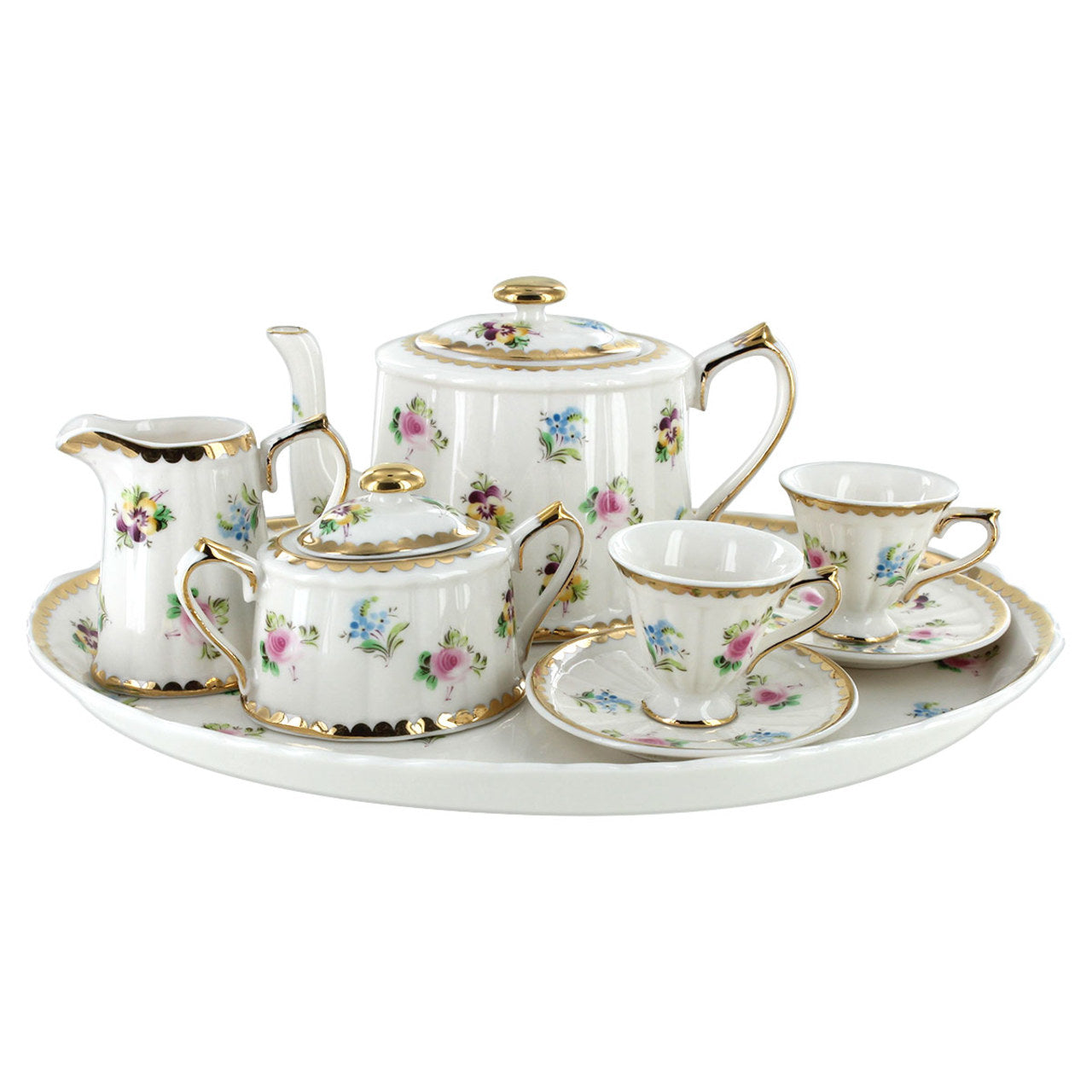 Childrens Tea Set -10 pcs - Petite Floral