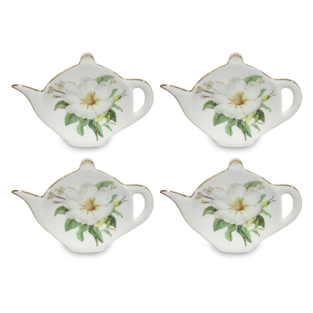 Magnolia Tea Bag Holder - Set of 4 - Image 1