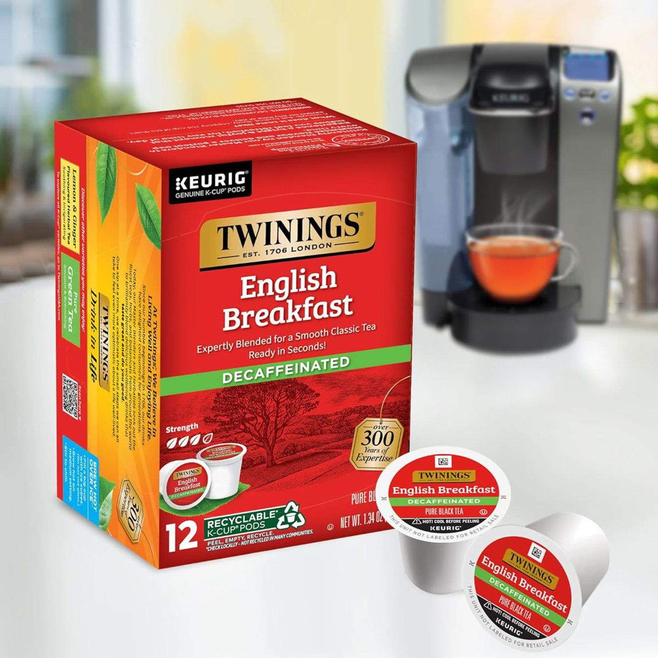 Twinings English Breakfast Decaf K-Cups - 12 count