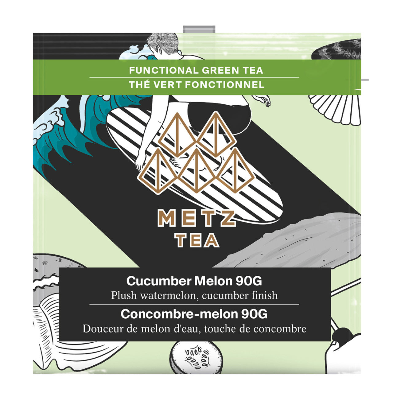 Metz Cucumber Melon Tea - 25 count