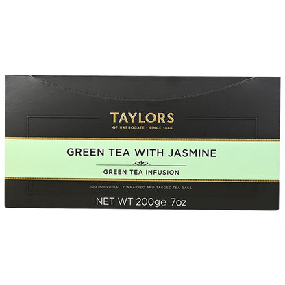Taylors of Harrogate Green Tea with Jasmine - String & Tag 100 count