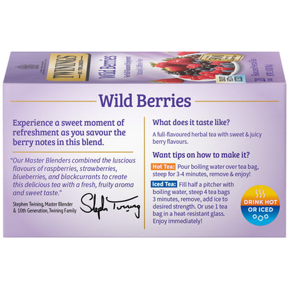 Twinings' Wild Berries Herbal Tea - 20 count - Image 3