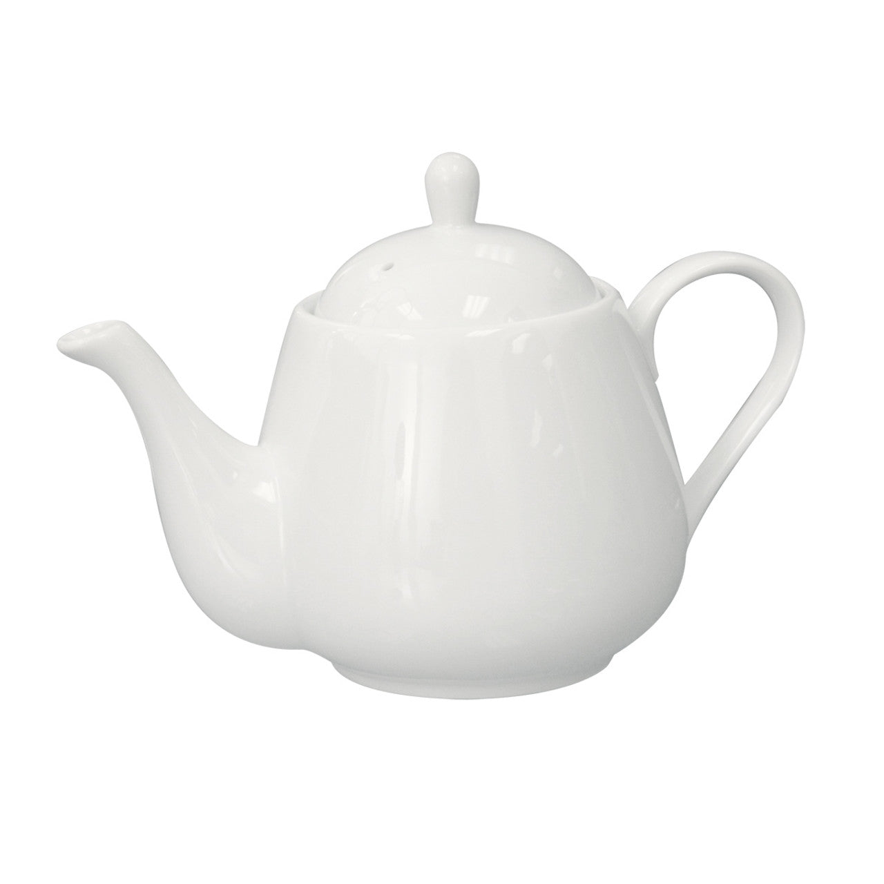White Porcelain Teapot - 2 Cup - Raffles - Image 1