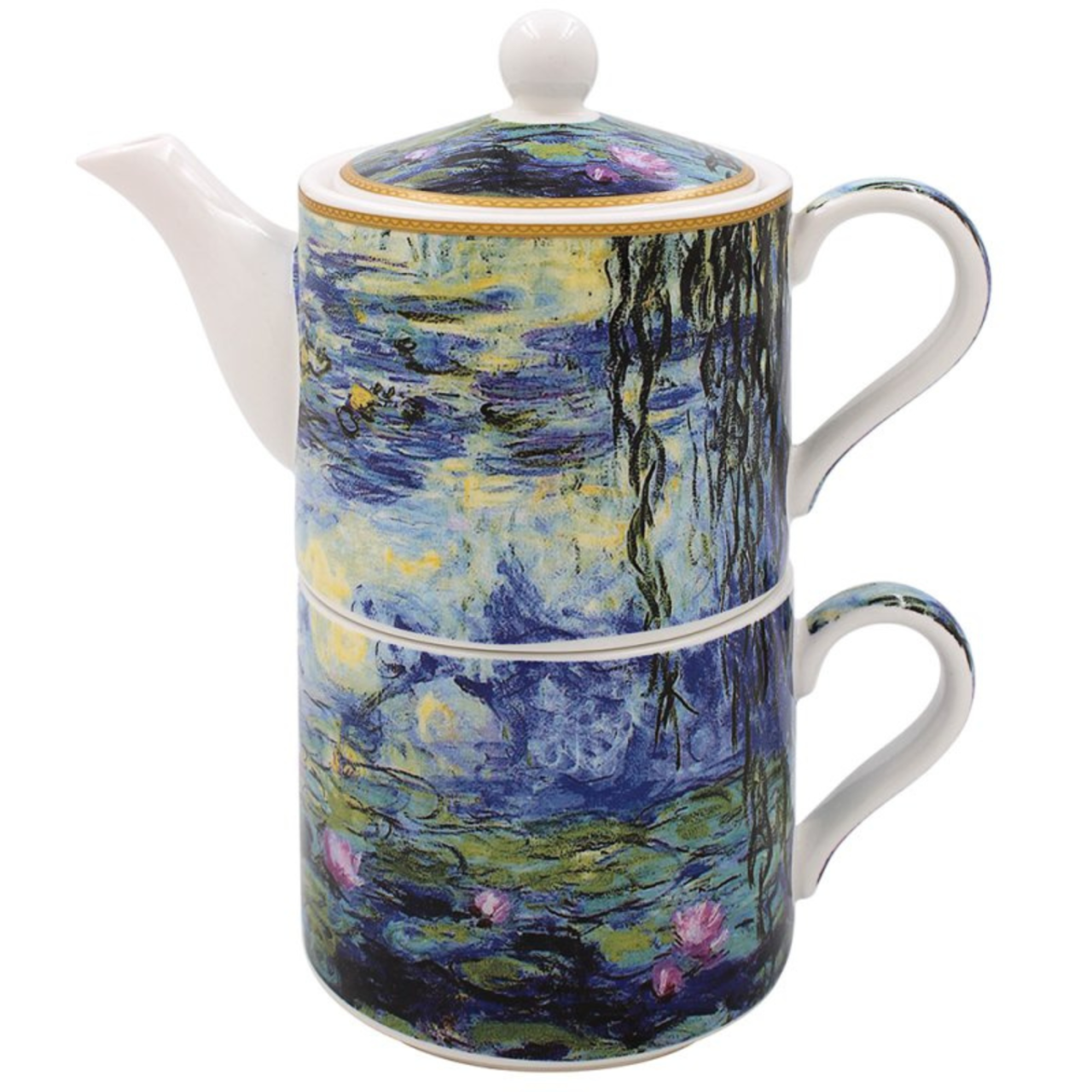 Claude Monet 'Water Lilies' Tea for One - Image 1