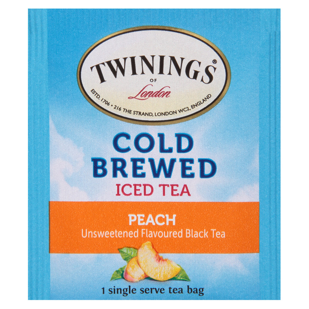 Twinings' Cold Brewed Iced Tea Peach - 20 count