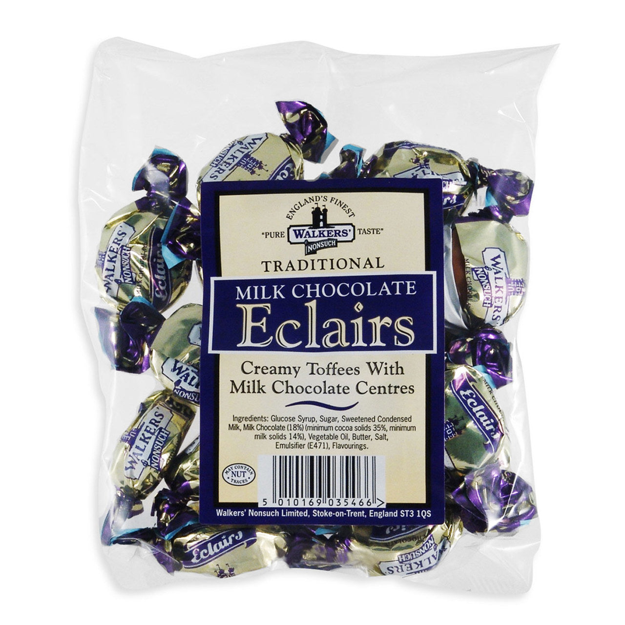 Walkers Traditional Milk Chocolate Eclairs - 5.3oz (150g)
